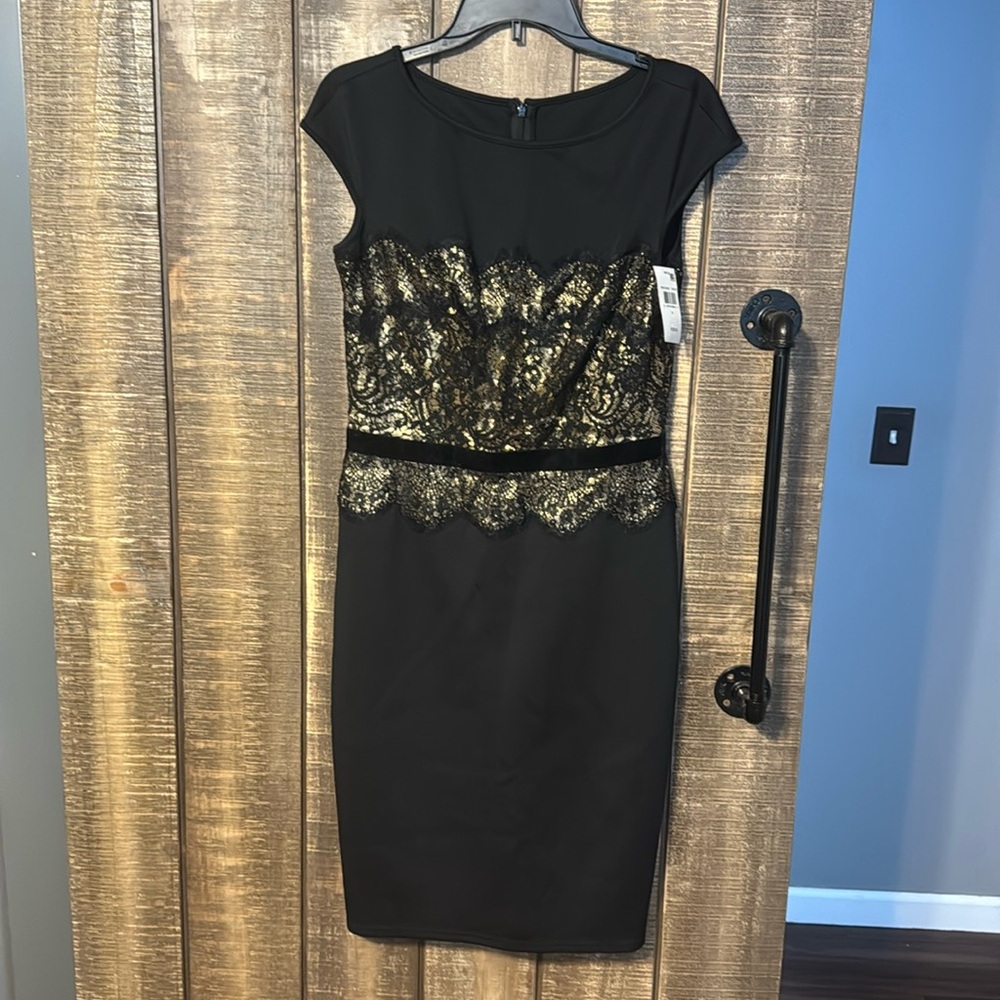 Tadashi Shoji elegant beautiful black dress